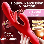 G Spot Clitoral Dual Stimulation Rabbit Vibrator