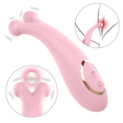 Dual Pulse Wand Massager-Pink