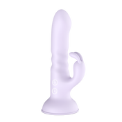 Suction Cup Thruster Rabbit Vibrator-Purple