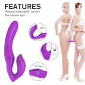 SyncedPulse Couples Vibrator-Purple