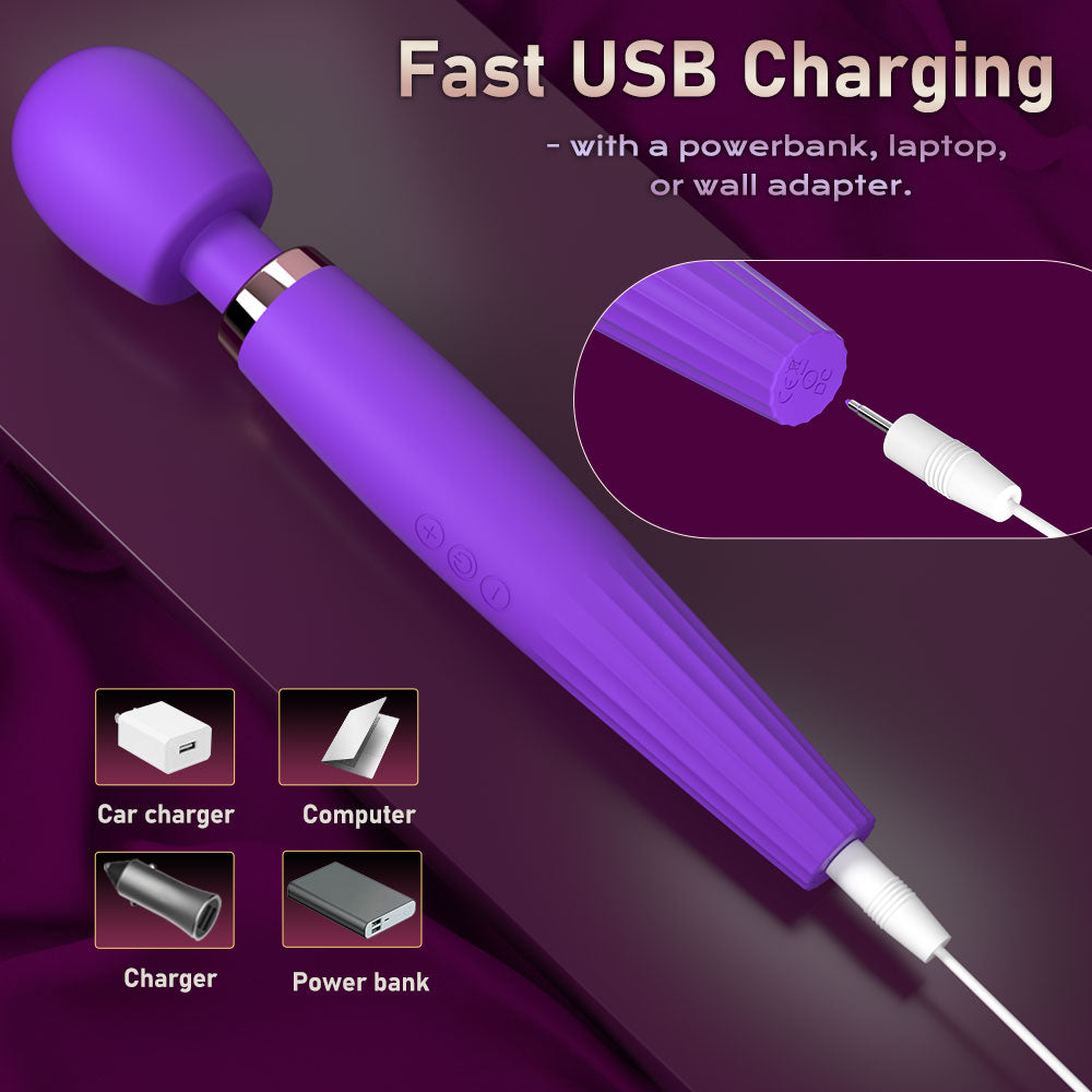 Multi-Speed Wand Vibes-Purple
