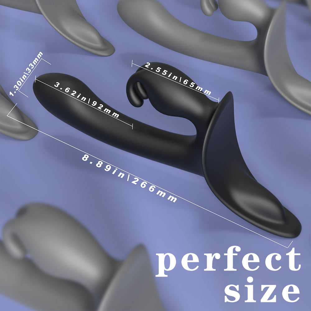 Rabbit  Couples  Vibrator-Black