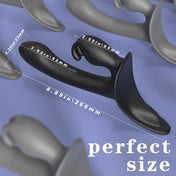 Rabbit  Couples  Vibrator-Black