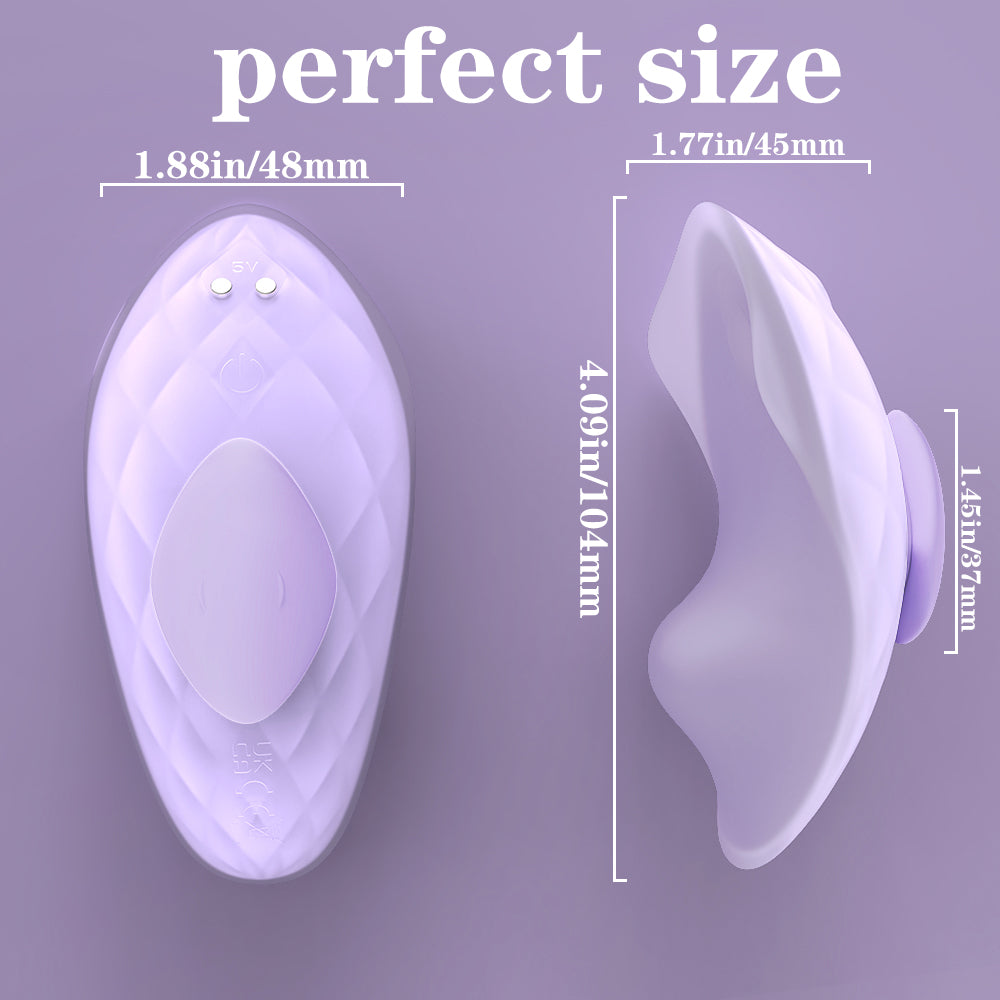 Ultra-Thin Wearable Vibrator-Purple