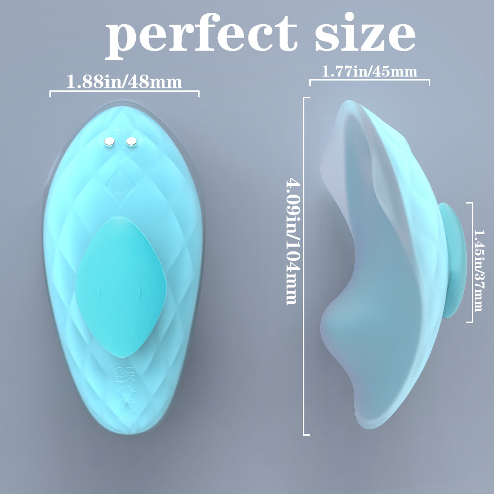 Ultra-Thin Wearable Vibrator-Blue