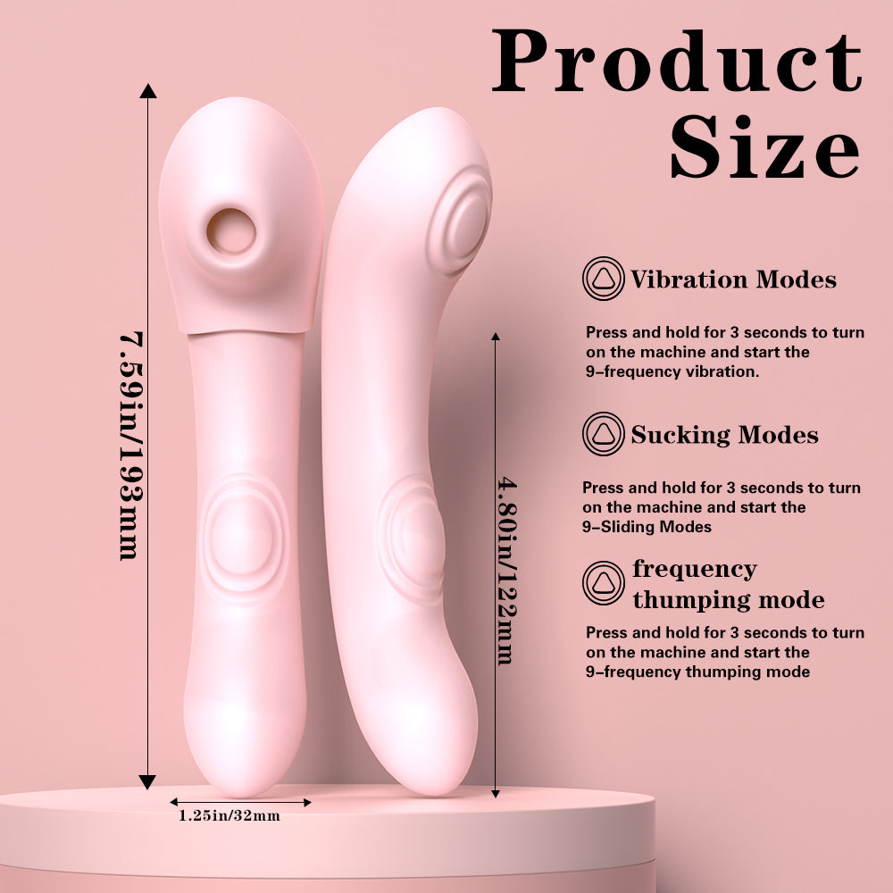 Dual-End Clitoral Stimulator-Pink