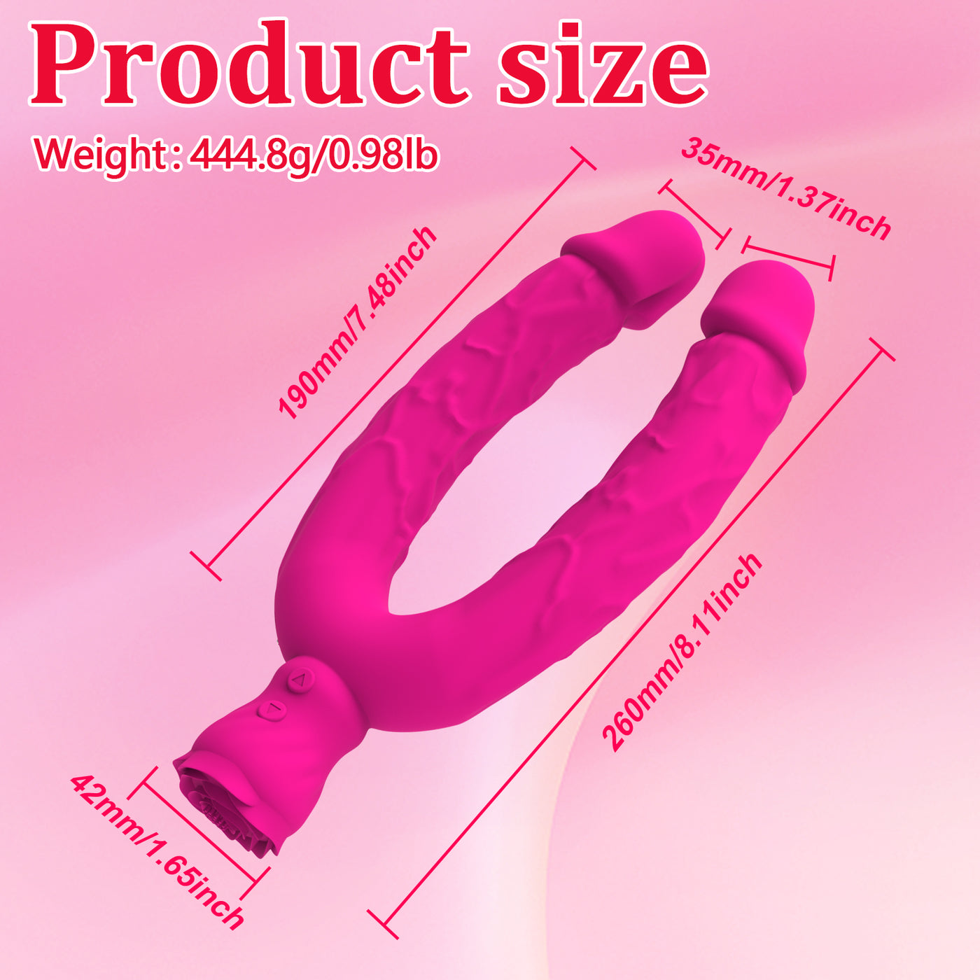 Double Ended Vibrating Dildo