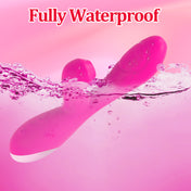 Triple Pleasure Suction Vibrator-Pink