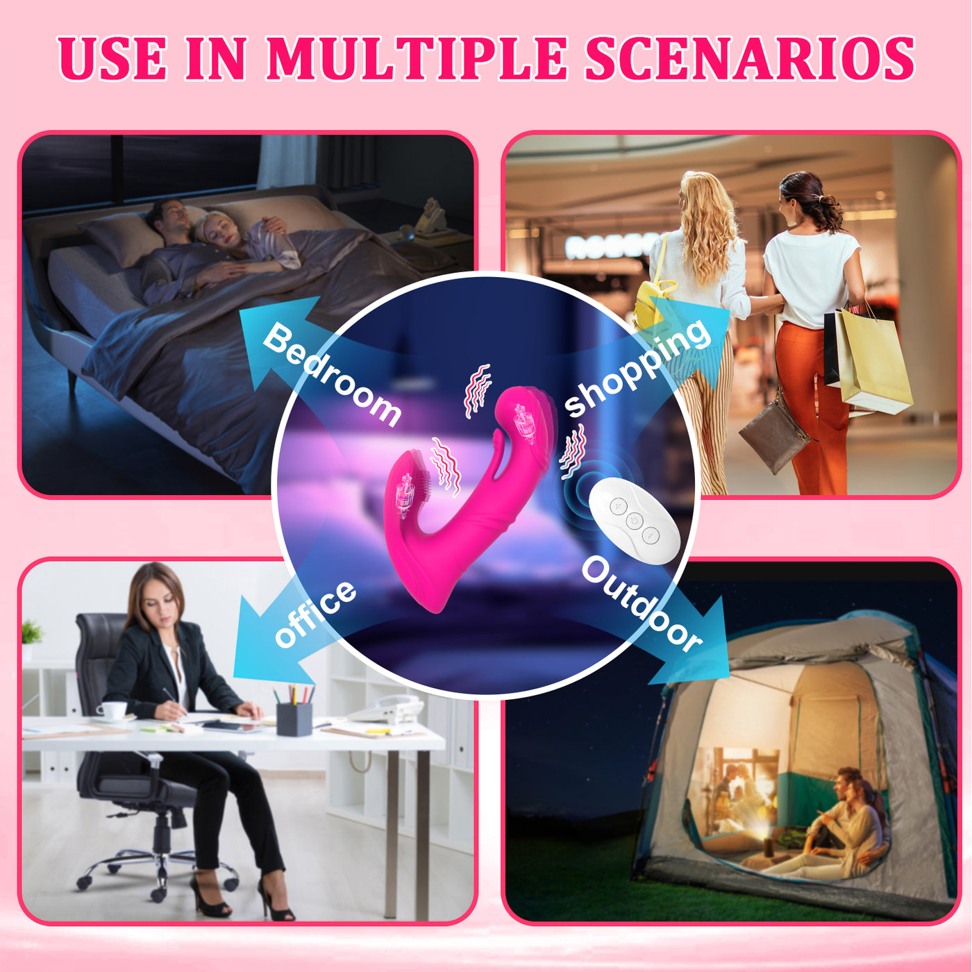 Wearable Vibrator with Remote