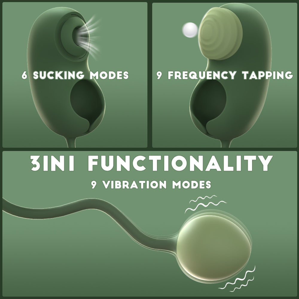 Pea Pod Pleasure Vibrator-Green