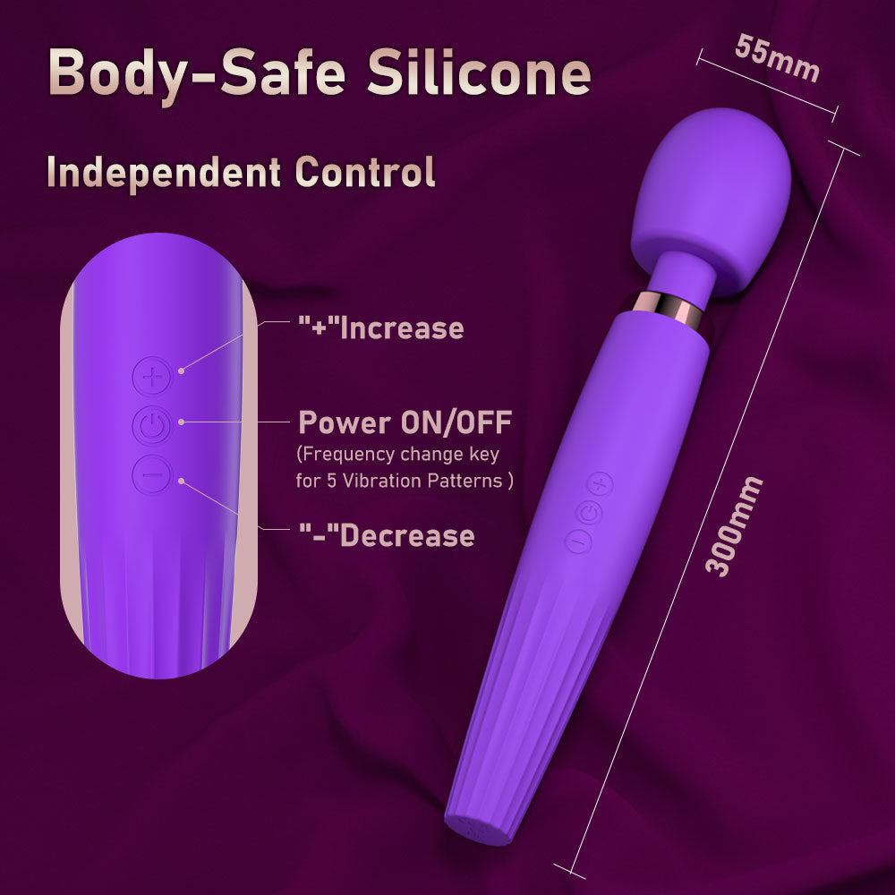 Multi-Speed Wand Vibes-Purple