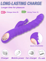 Dreamboat Triple Stimulation Vibrator-Purpel