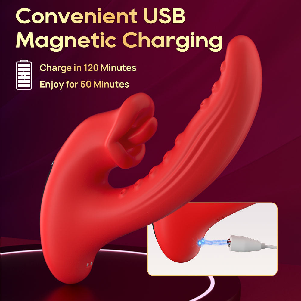 Licking Sucking 2-in-1 Vibrator