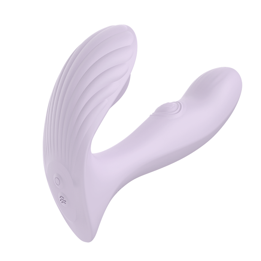 Shell Wearable Clitoral Vibrator-Purple