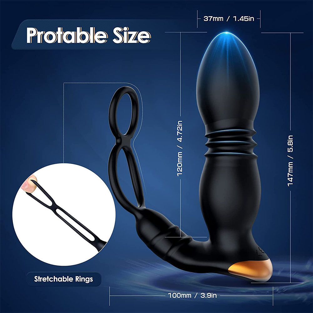 App-Controlled Prostate & Anal Vibrator