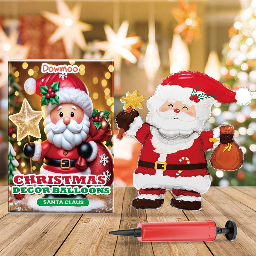 Christmas Decor Balloons Santa Claus