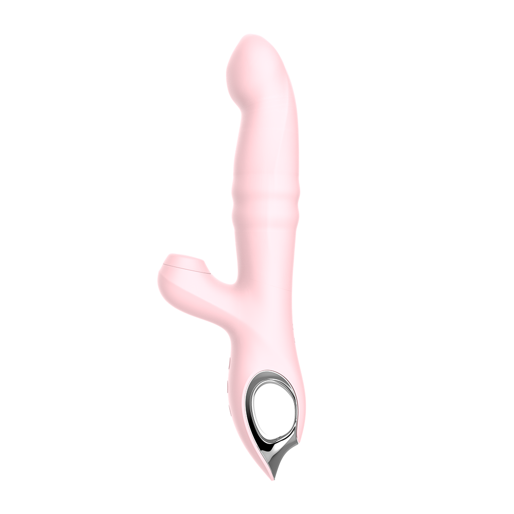 Thrusting and Sucking Rabbit Vibrator-Pinck