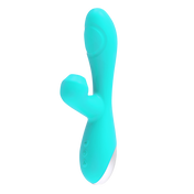 Triple Pleasure Suction Vibrator-Blue