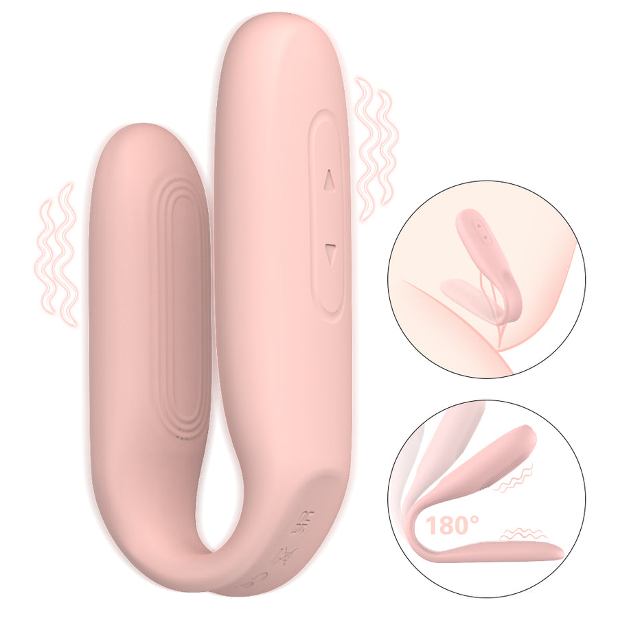 PulseSync 3-in-1 Couples Vibrator-Pink