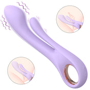 Dual Stimulation Ring Vibrator-Purple