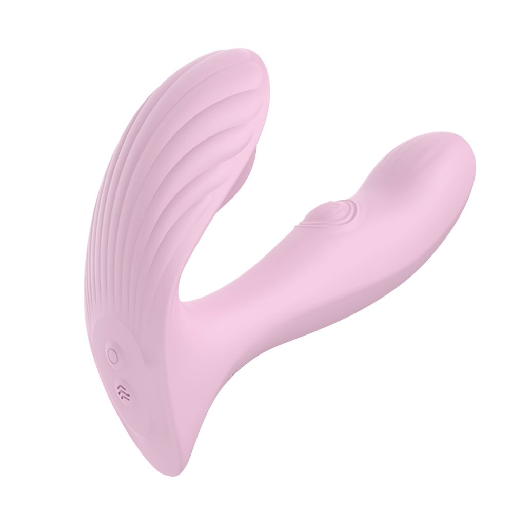 Shell Wearable Clitoral Vibrator-Pink