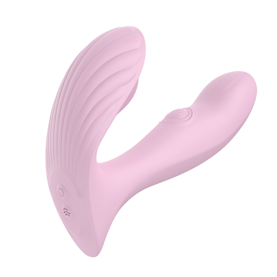 Shell Wearable Clitoral Vibrator-Pink