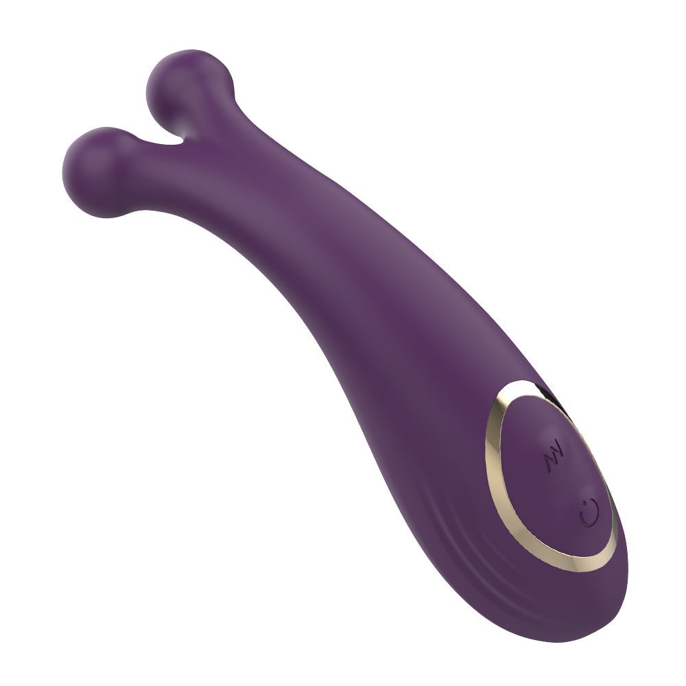 Dual Pulse Wand Massager-Purple