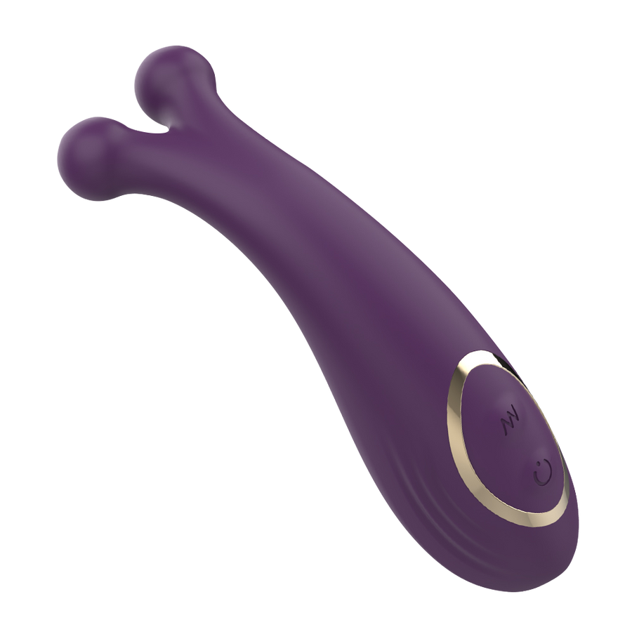 Dual Pulse Wand Massager-Purple