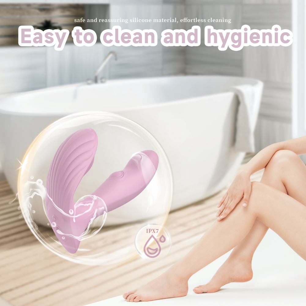 Shell Wearable Clitoral Vibrator-Pink