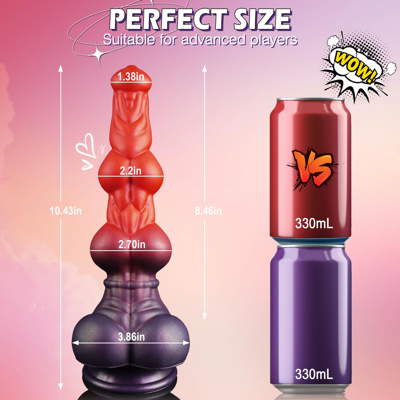 Dark Roar Equine Double Knot Dildo