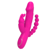 Triple Stimulation Vibrator-Pink