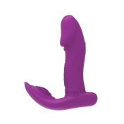 Wave Rotate Wearable Vibrator-Purple